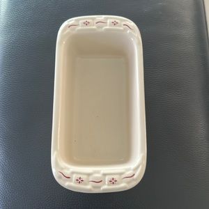 Longaberger Traditions Red Small Loaf Pan